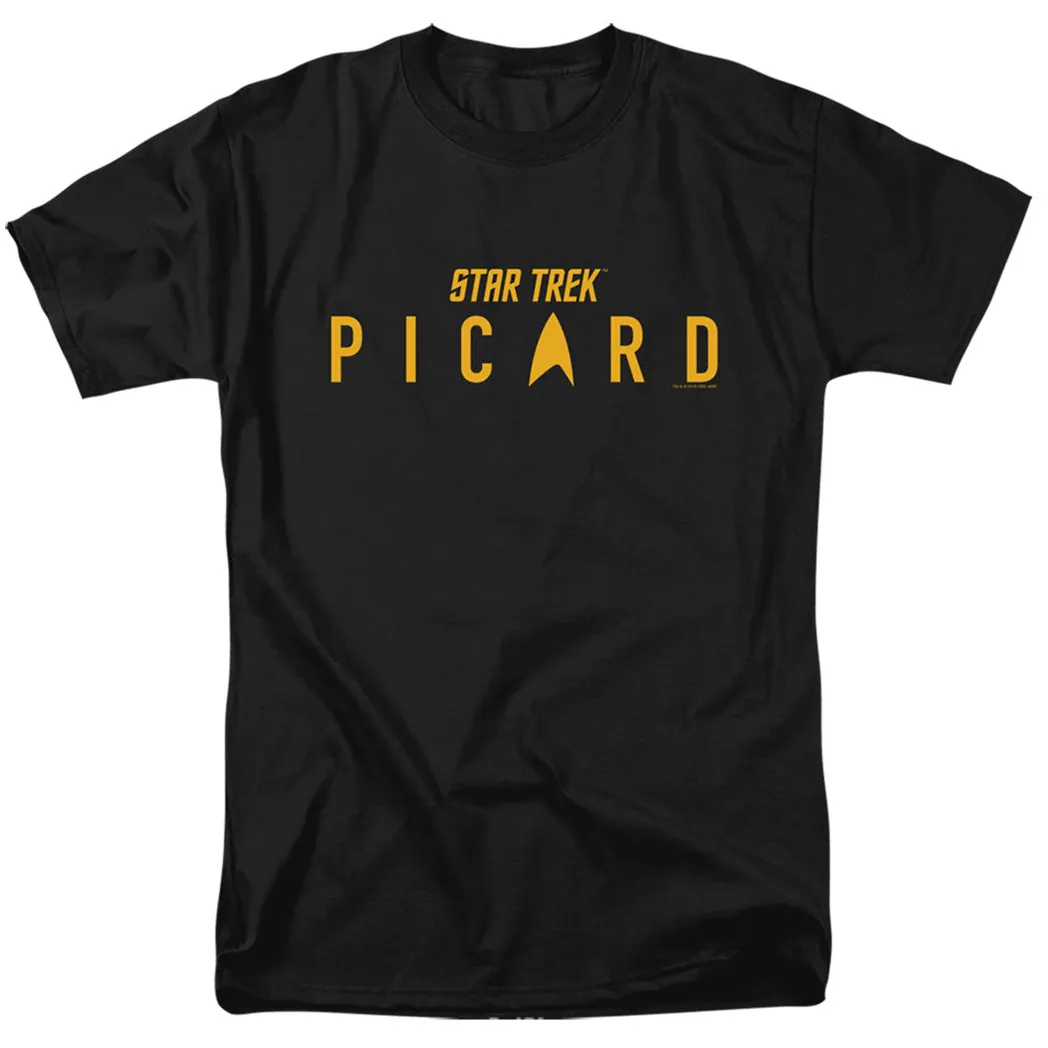 Star Trek Picard Picard Logo Mens T Shirt Black