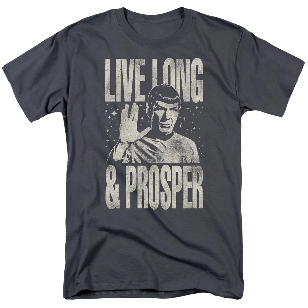 Star Trek Prosper Mens T Shirt Charcoal