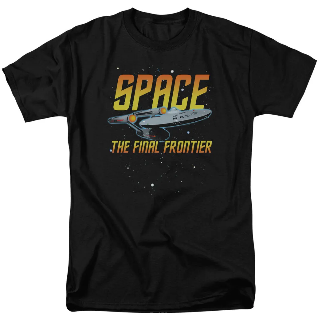 Star Trek Space Mens T Shirt Black