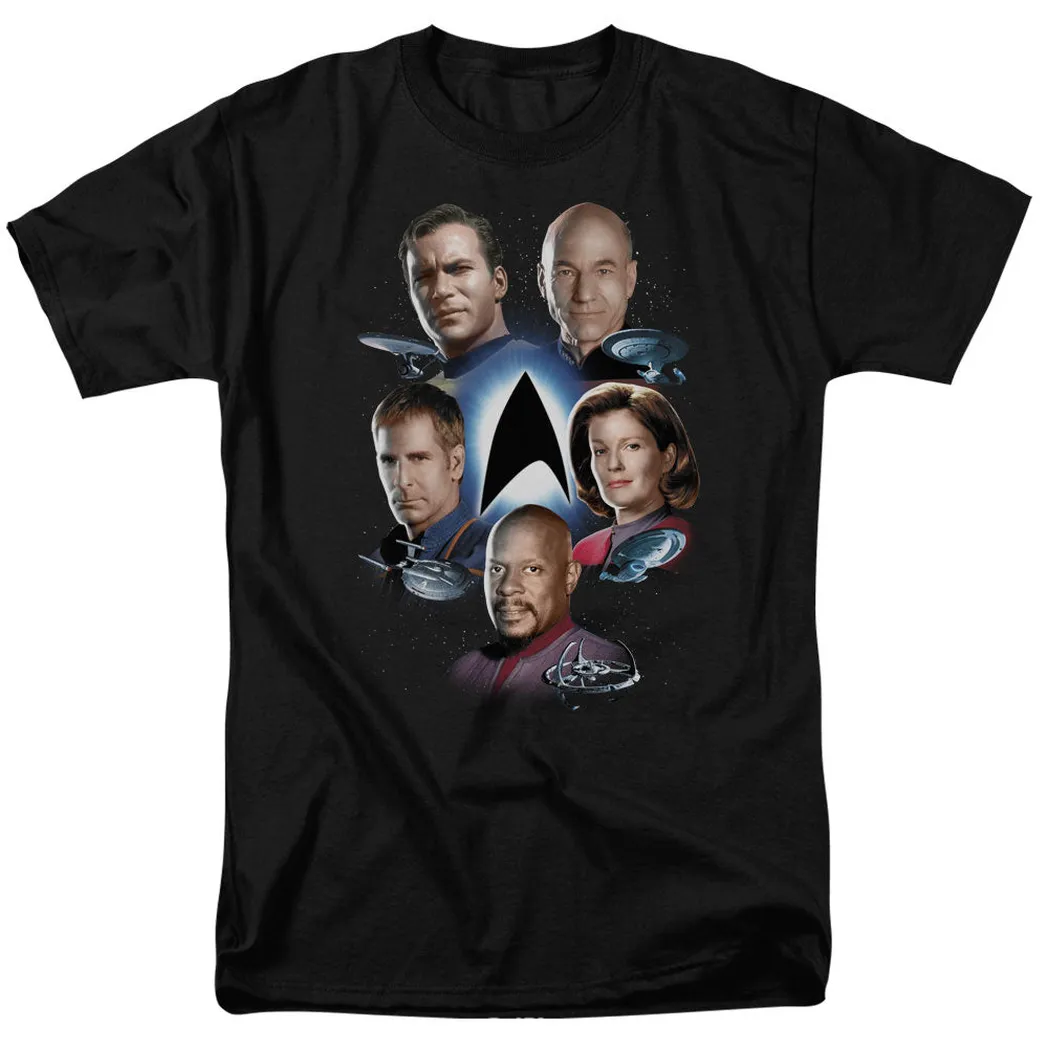 Star Trek Star Trekarfleets FineStar Trek Mens T Shirt Black