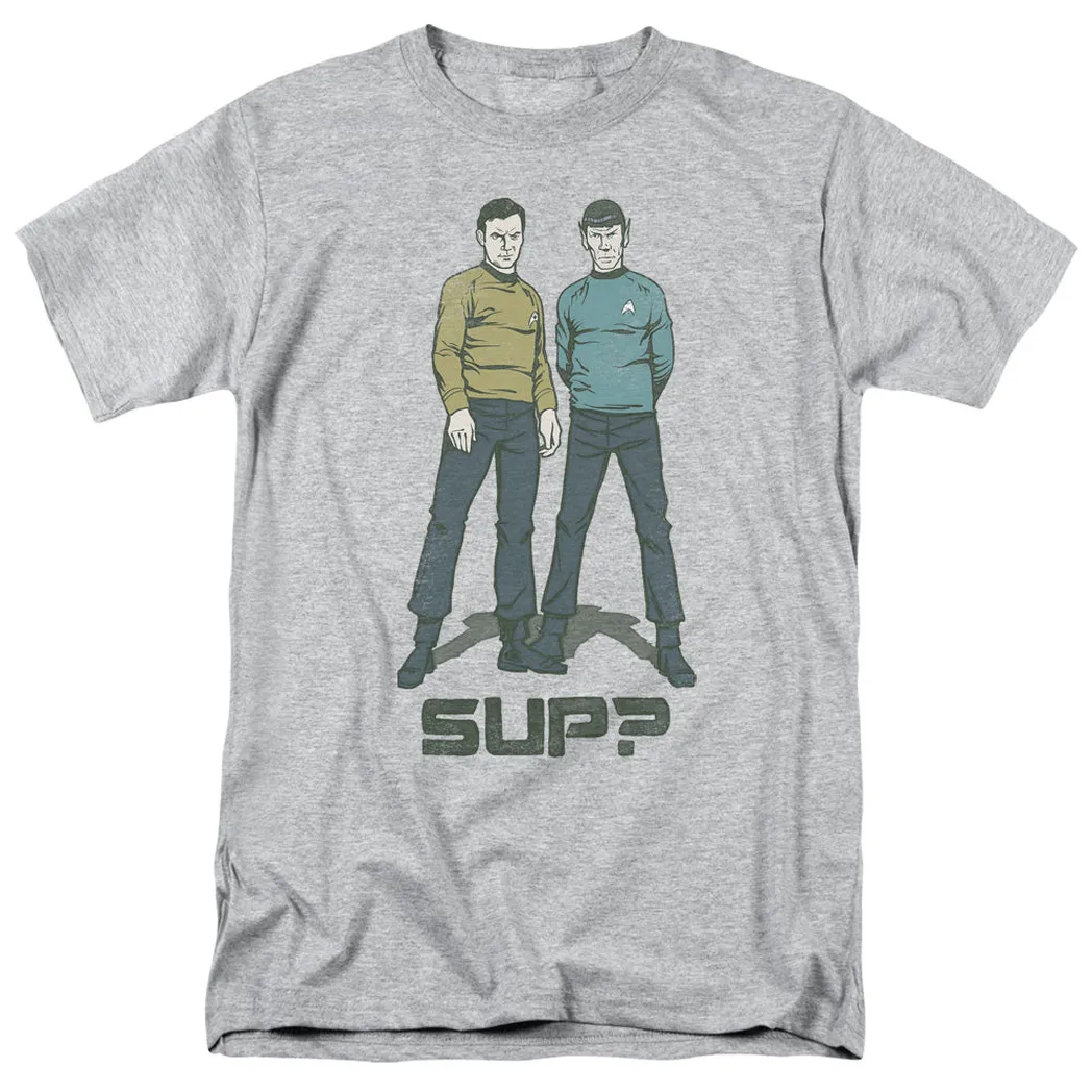 Star Trek Sup Mens T Shirt Athletic Heather