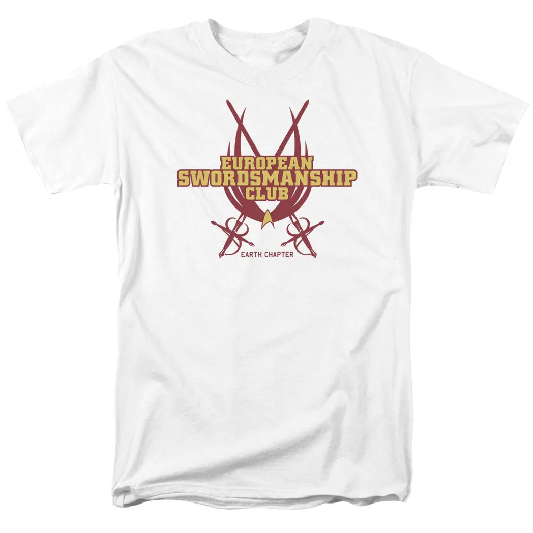 Star Trek Swordanship Club Mens T Shirt White