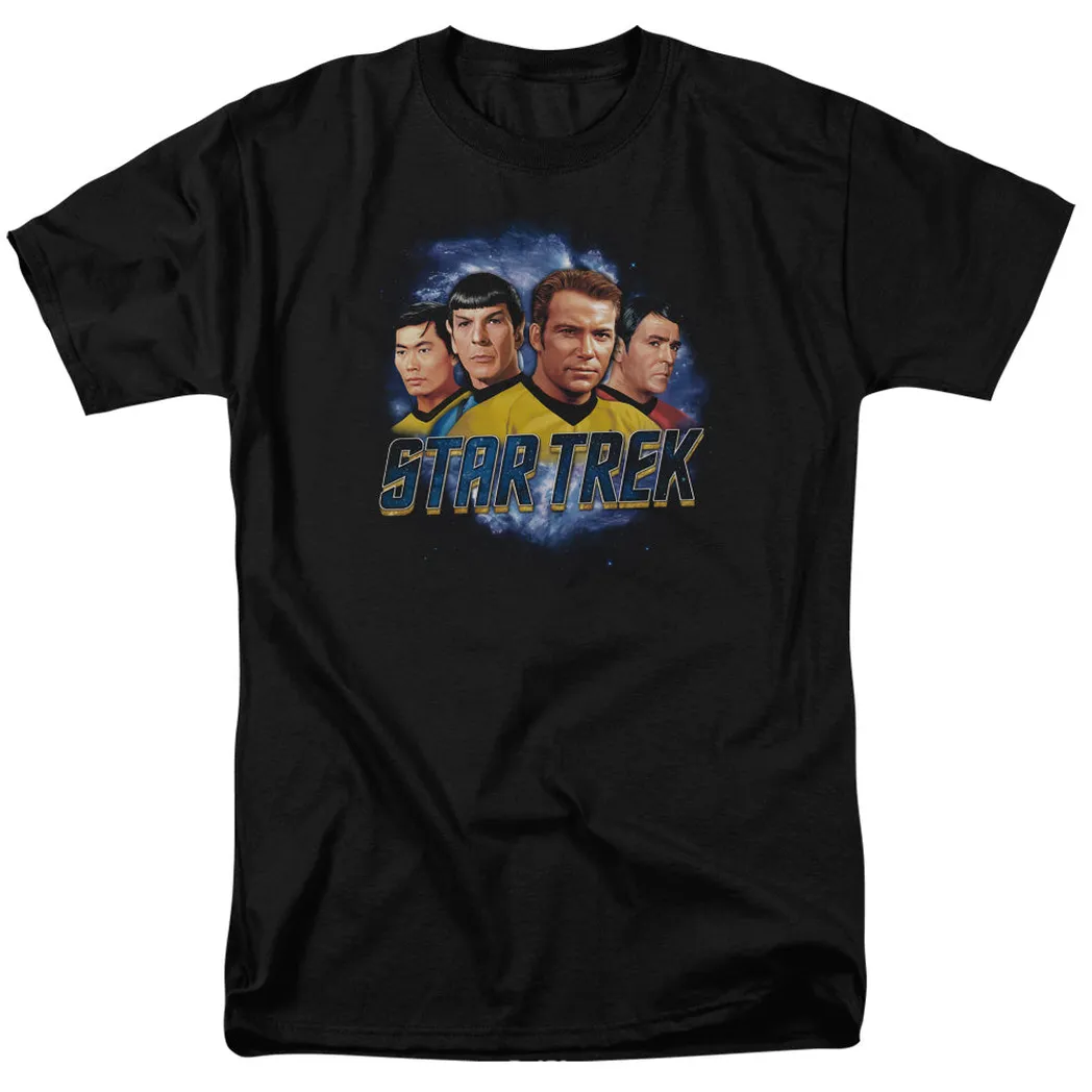 Star Trek the Boys Mens T Shirt Black