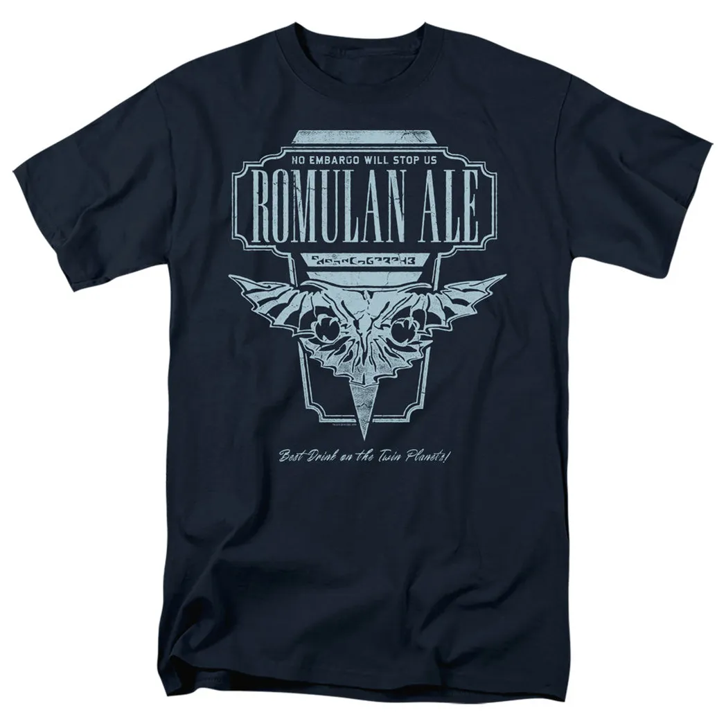 Star Trek the Next Generation Romulan Ale Mens T Shirt Navy