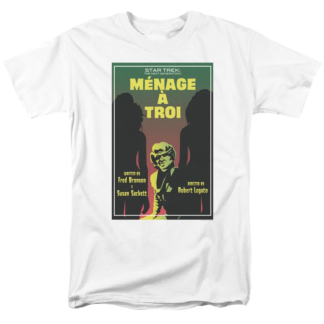 Star Trek Tng Season 3 Episode 24 Mens T Shirt White