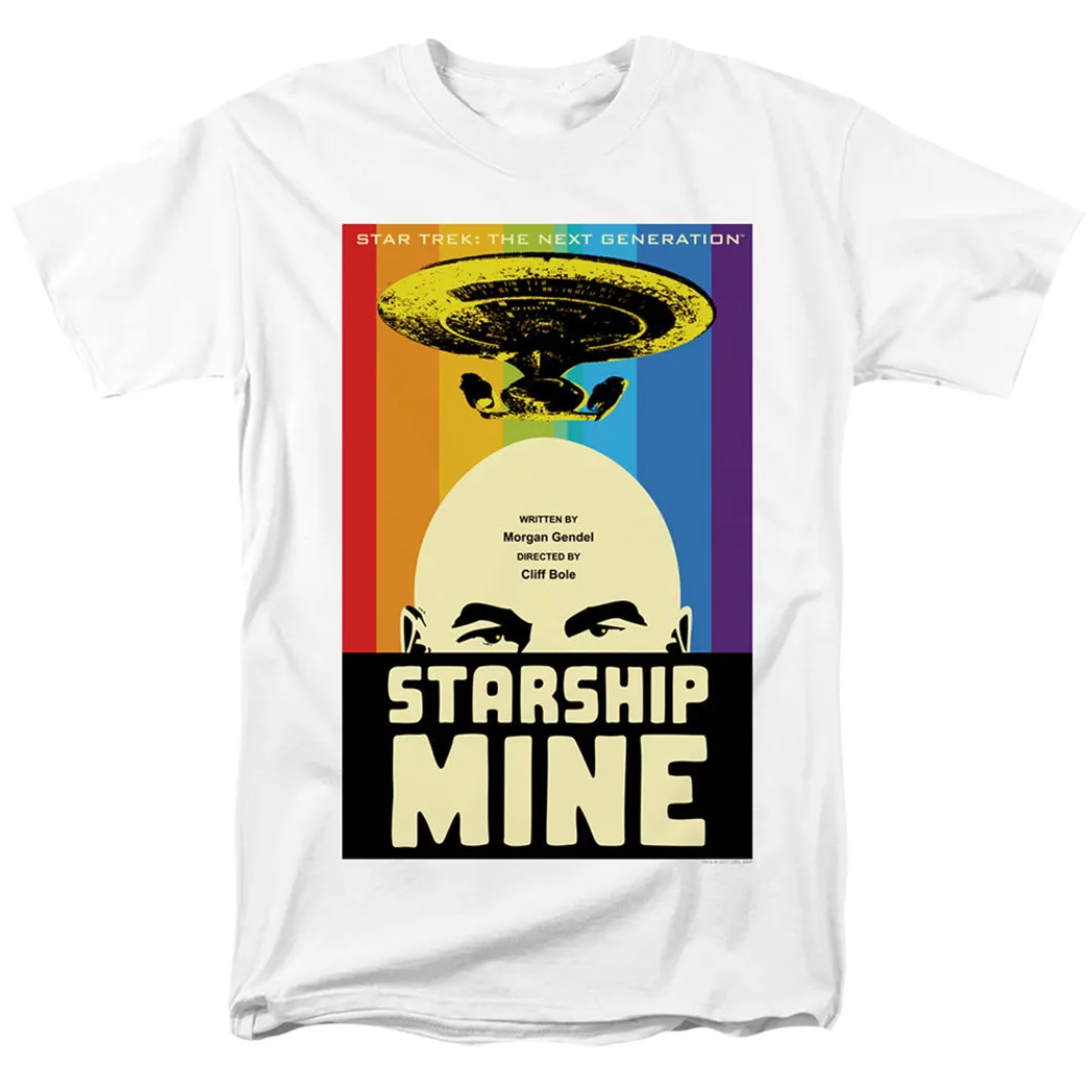 Star Trek Tng Season 6 Episode 18 Mens T Shirt White