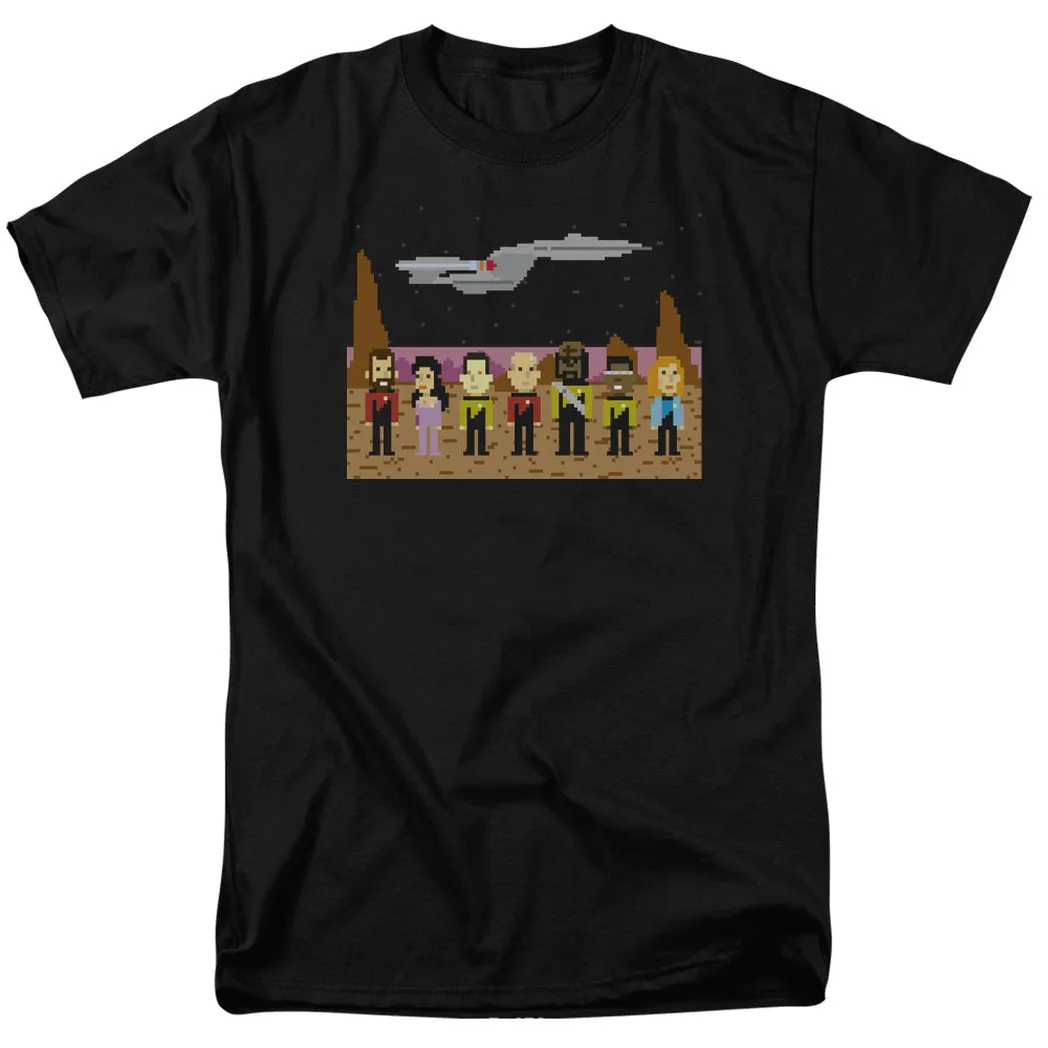 Star Trek Tng Trexel Crew Mens T Shirt Black