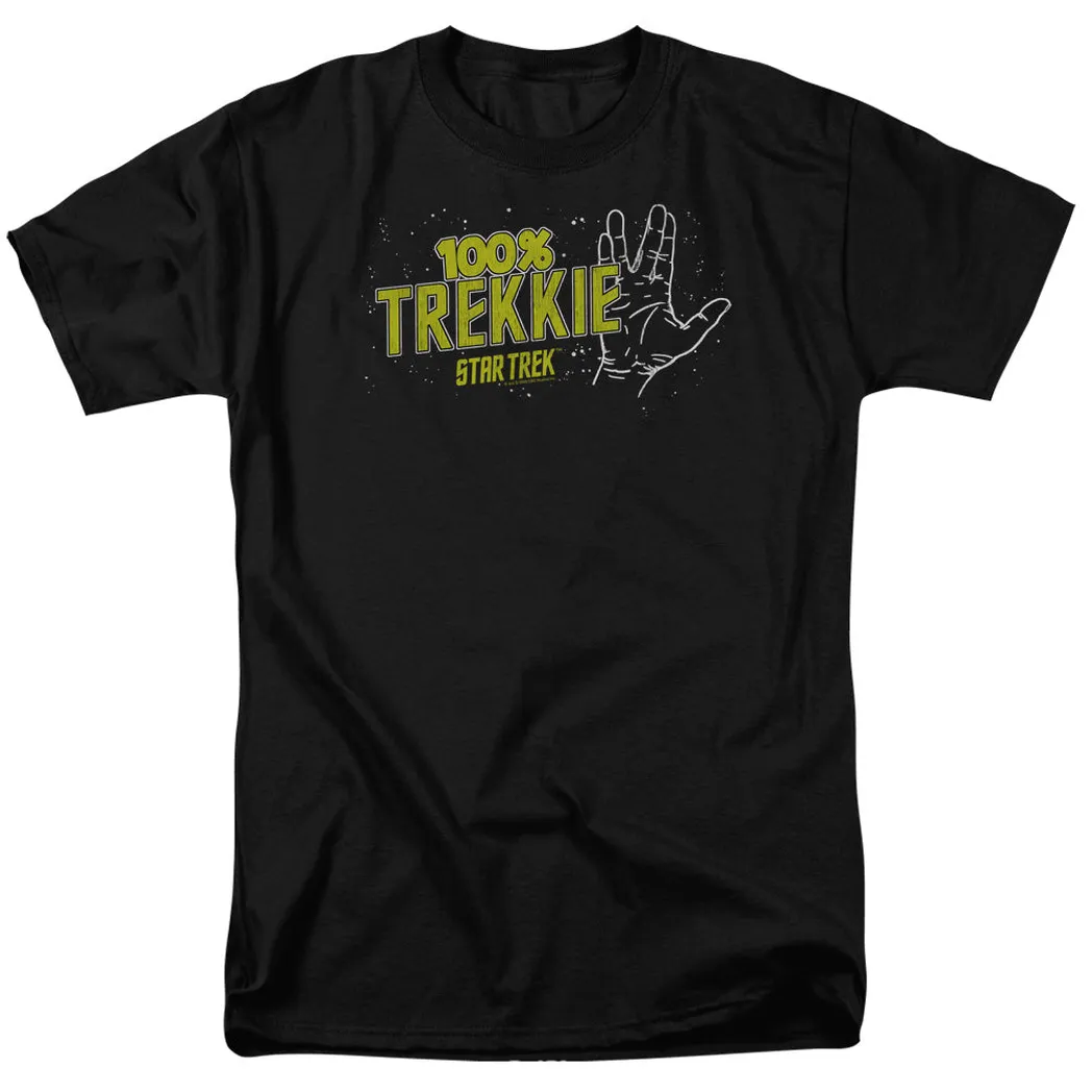 Star Trek Trekkie Mens T Shirt Black