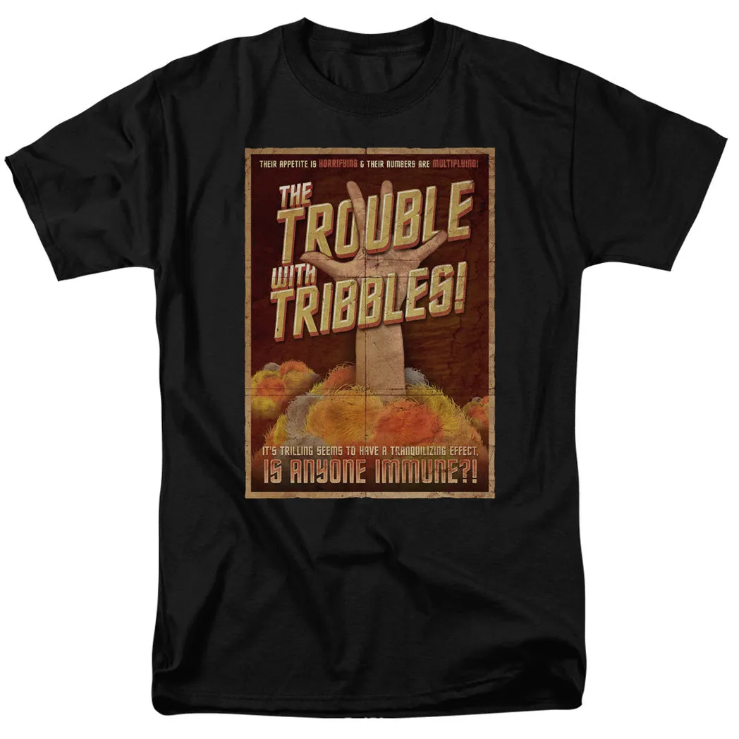 Star Trek Tribbles: the Movie Mens T Shirt Black