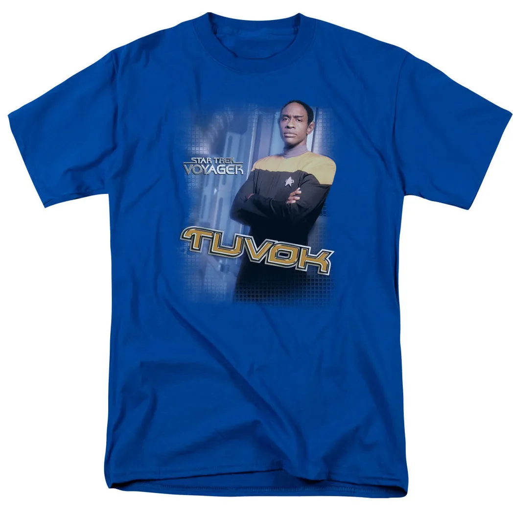 Star Trek Tuvok Mens T Shirt Royal Blue