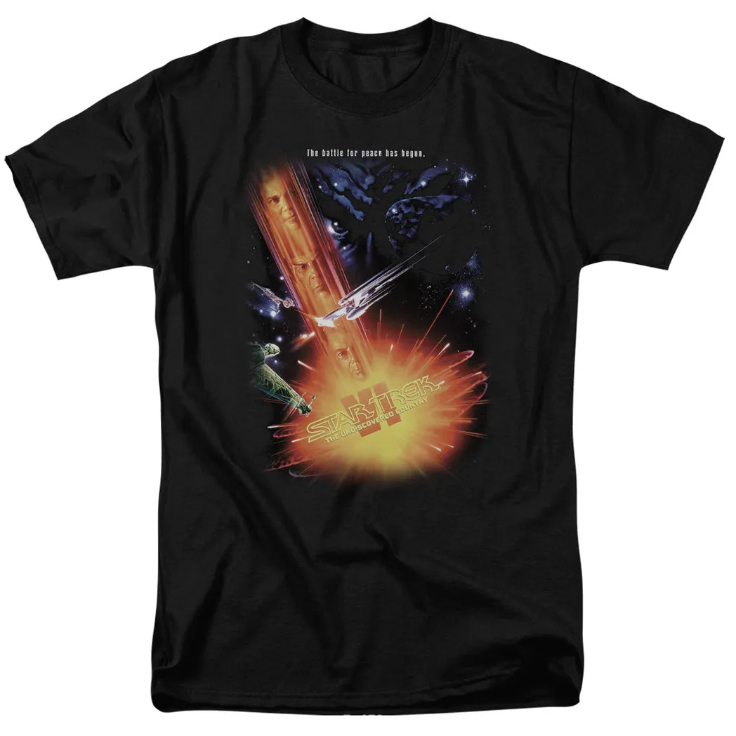 Star Trek Undiscovered Cntry(Movie) Mens T Shirt Black