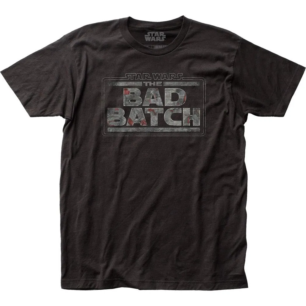 Star Wars Bad Batch Logo Mens T Shirt Black