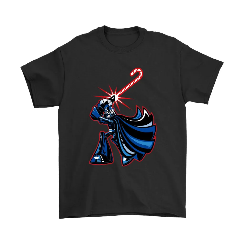 Star Wars Candy Cane Lightsaber Darth Vader Christmas Unisex T-Shirt, Hoodie, Sweatshirt