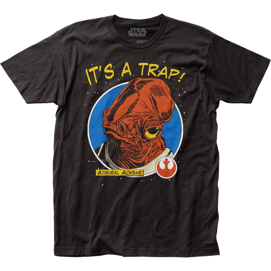 Star Wars It? A Trap! Mens T Shirt Black