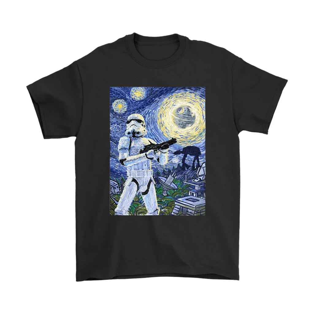 Starry Night Stormtrooper At The Imperial Outpost Unisex T-Shirt, Hoodie, Sweatshirt