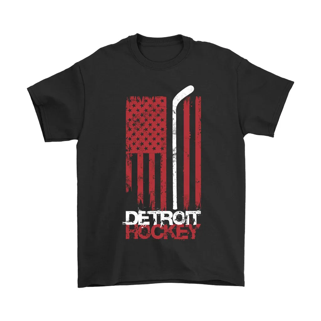 States Of Detroit Hockey American Flag Unisex T-Shirt, Hoodie, Sweatshirt