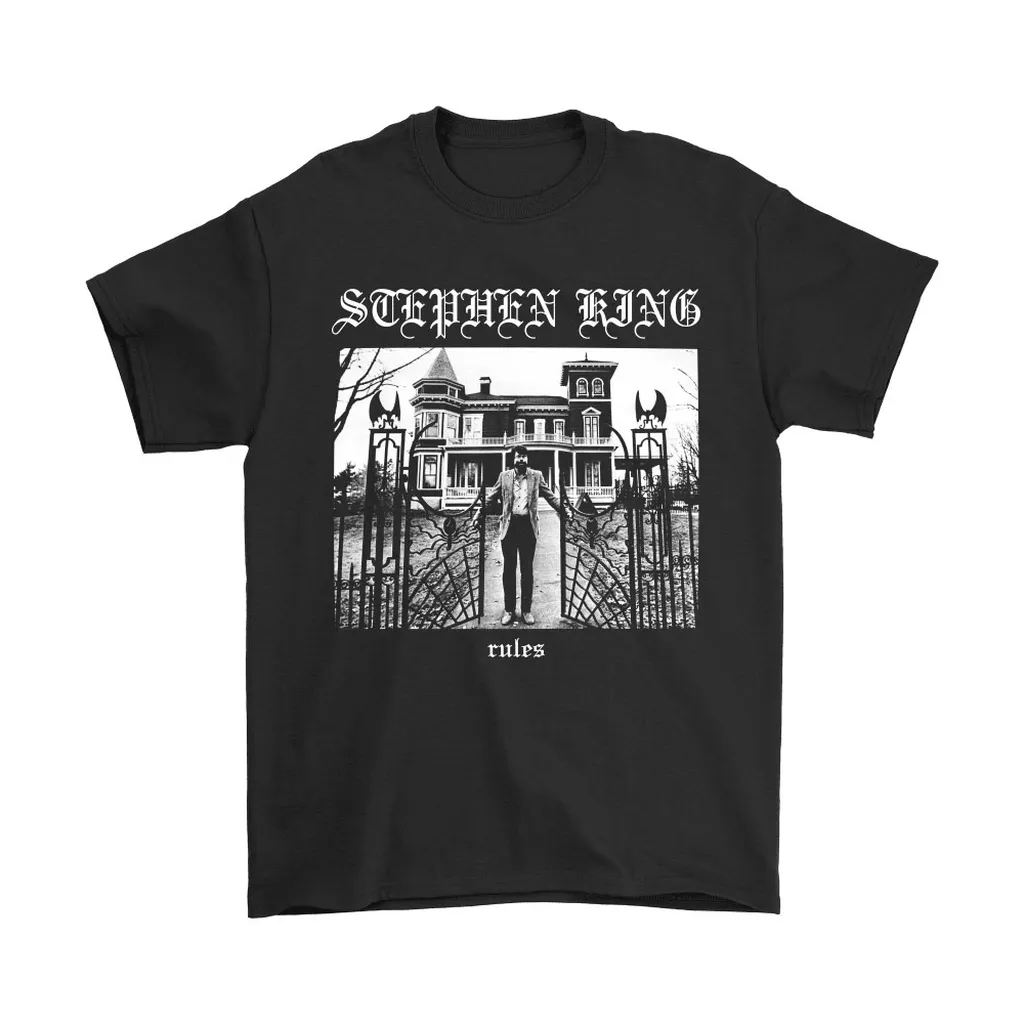 Stephen King Rules Mashup Monster Squad And Black Metal Band Unisex T-Shirt, Hoodie, Sweatshirt