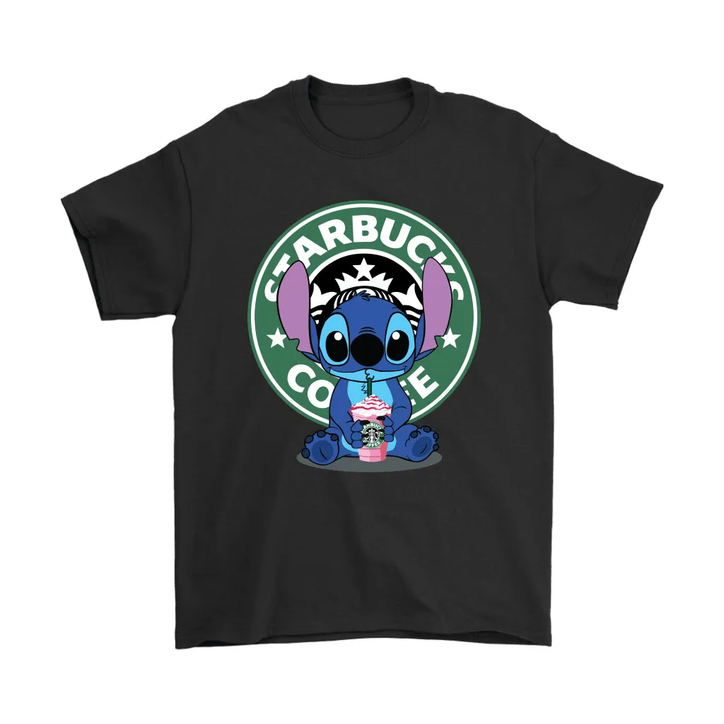 Stitch Drinks Starbucks Smoothie Unisex T-Shirt, Hoodie, Sweatshirt