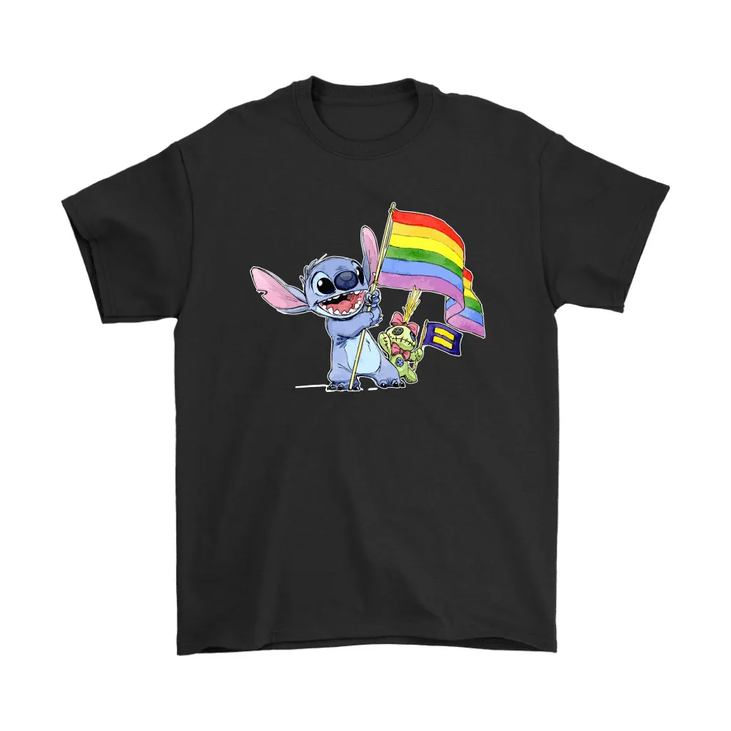 Stitch Support Lgbt And Human Rights Love Wins Unisex T-Shirt, Hoodie, Sweatshirt