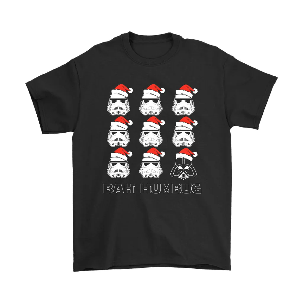 Stormtrooper And Darth Vader Bah Humbug Christmas Unisex T-Shirt, Hoodie, Sweatshirt