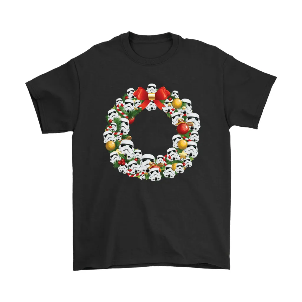 Stormtrooper Christmas Wreath Star Wars Unisex T-Shirt, Hoodie, Sweatshirt