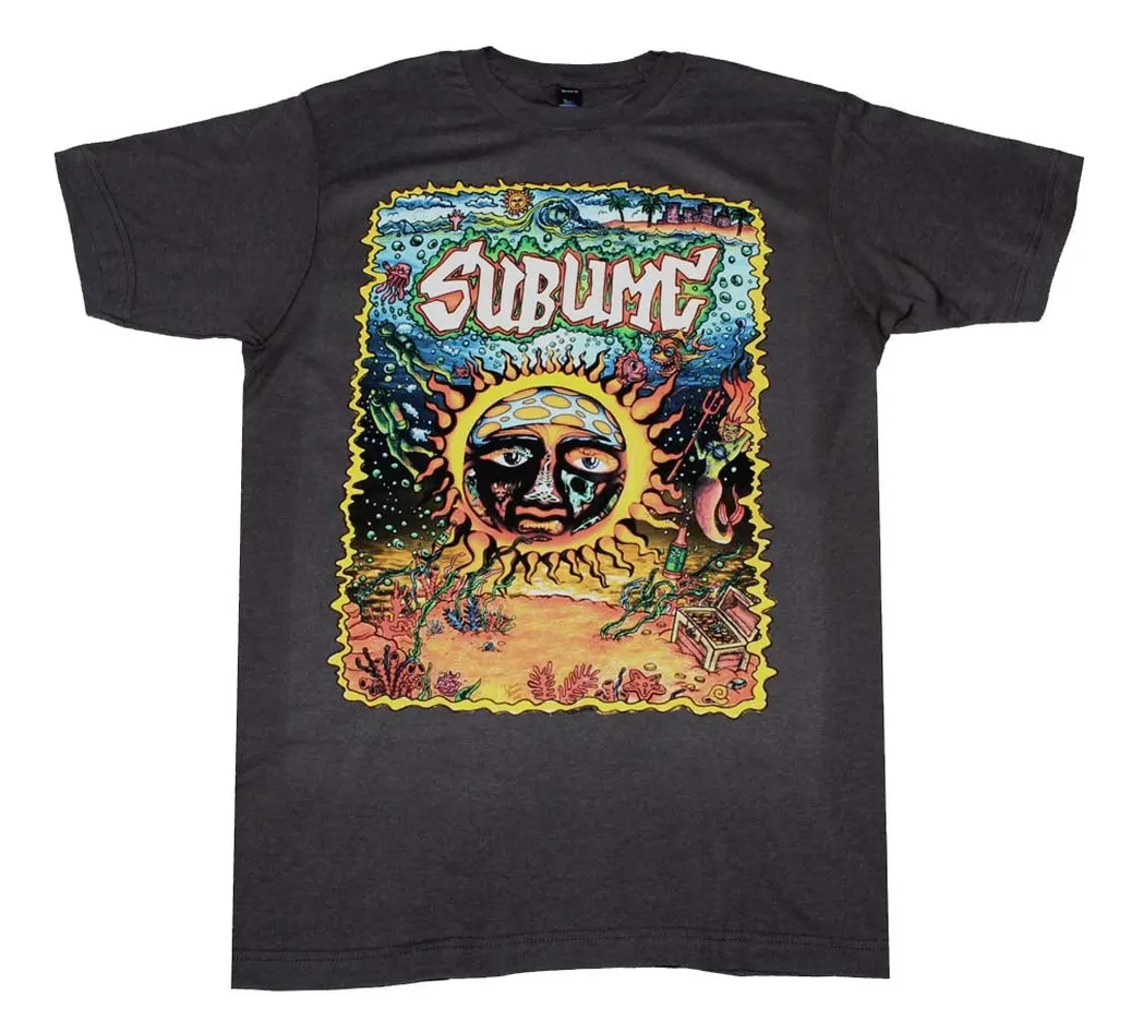 Sublime Under The Sea Mens T Shirt Charcoal