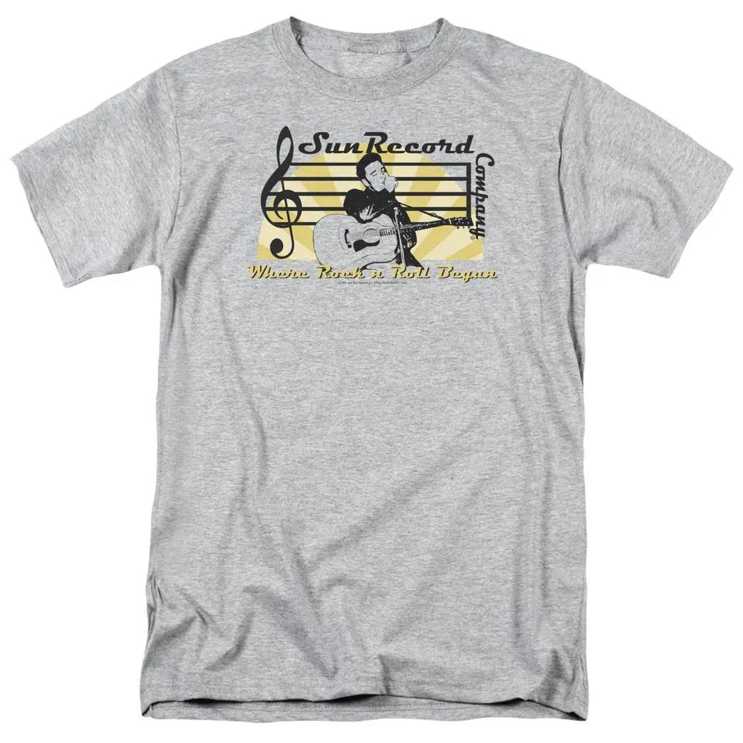 Sun Records Sun Record Company Mens T Shirt Athletic Heather