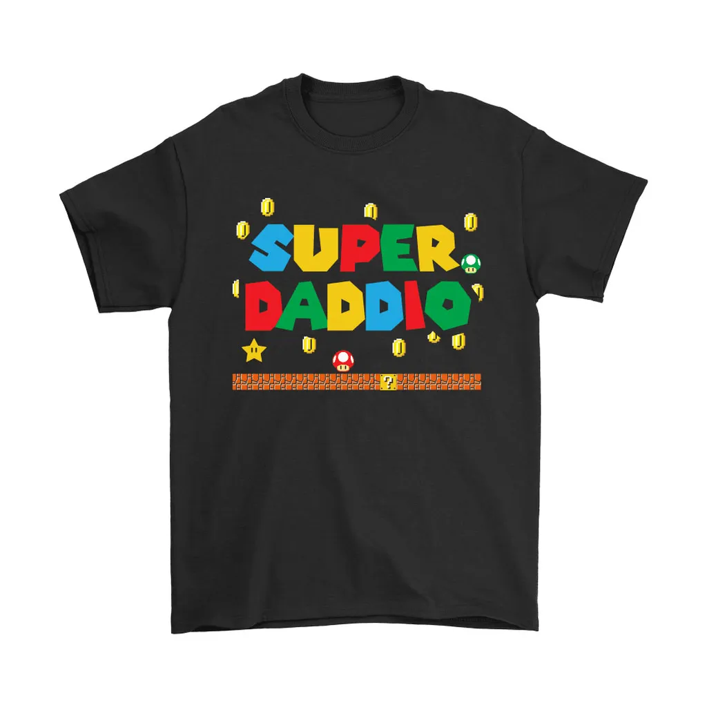 Super Daddio Mashup Nintendo Super Mario Unisex T-Shirt, Hoodie, Sweatshirt