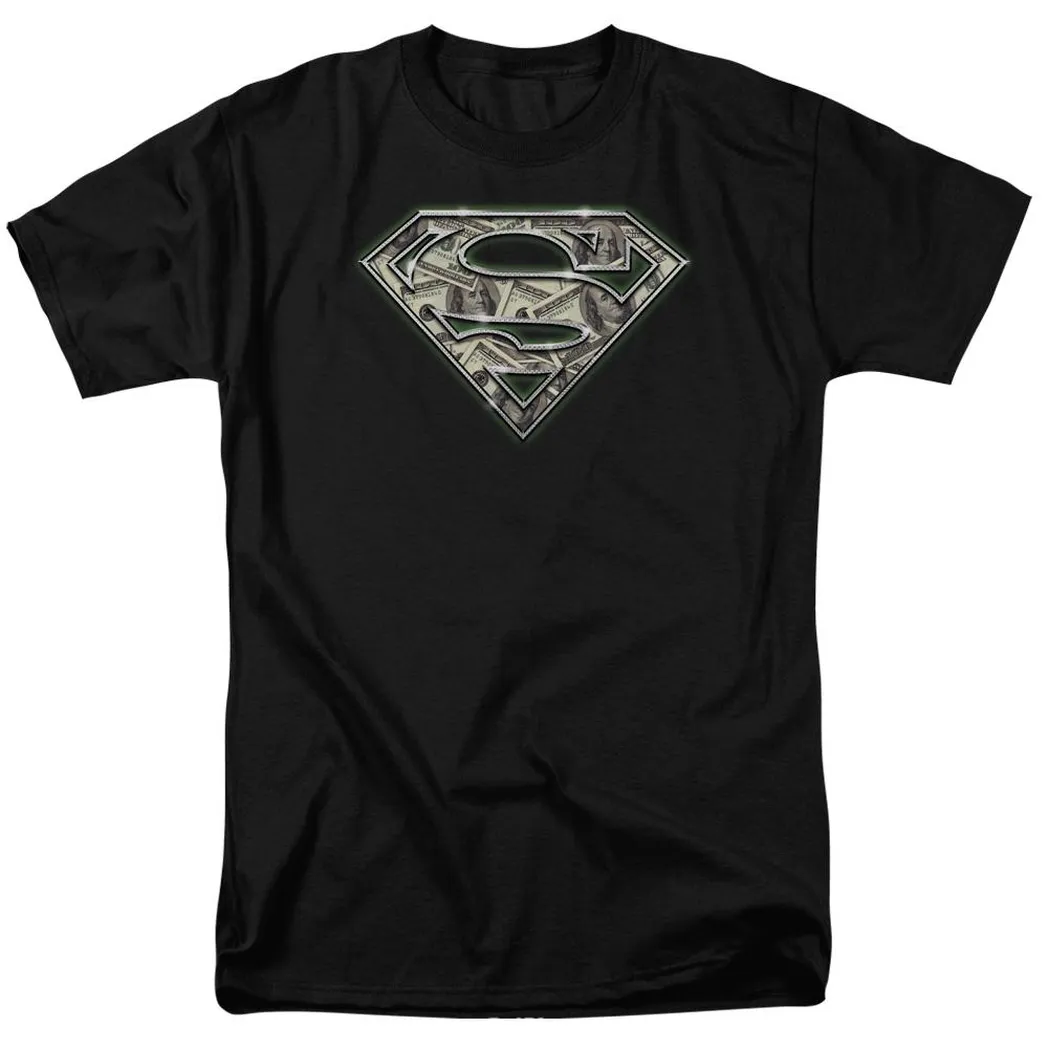 Superman All About The Benjamins Mens T Shirt Black