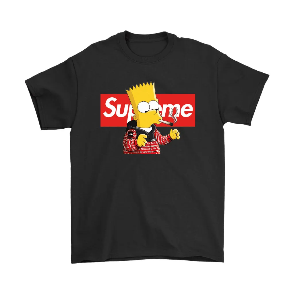 Supreme Smoking Bart The Simpsons Unisex T-Shirt, Hoodie, Sweatshirt