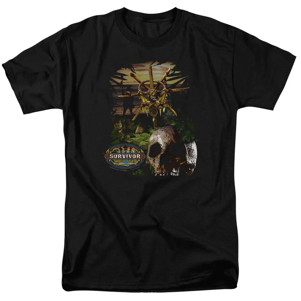 Survivor Jungle Mens T Shirt Black