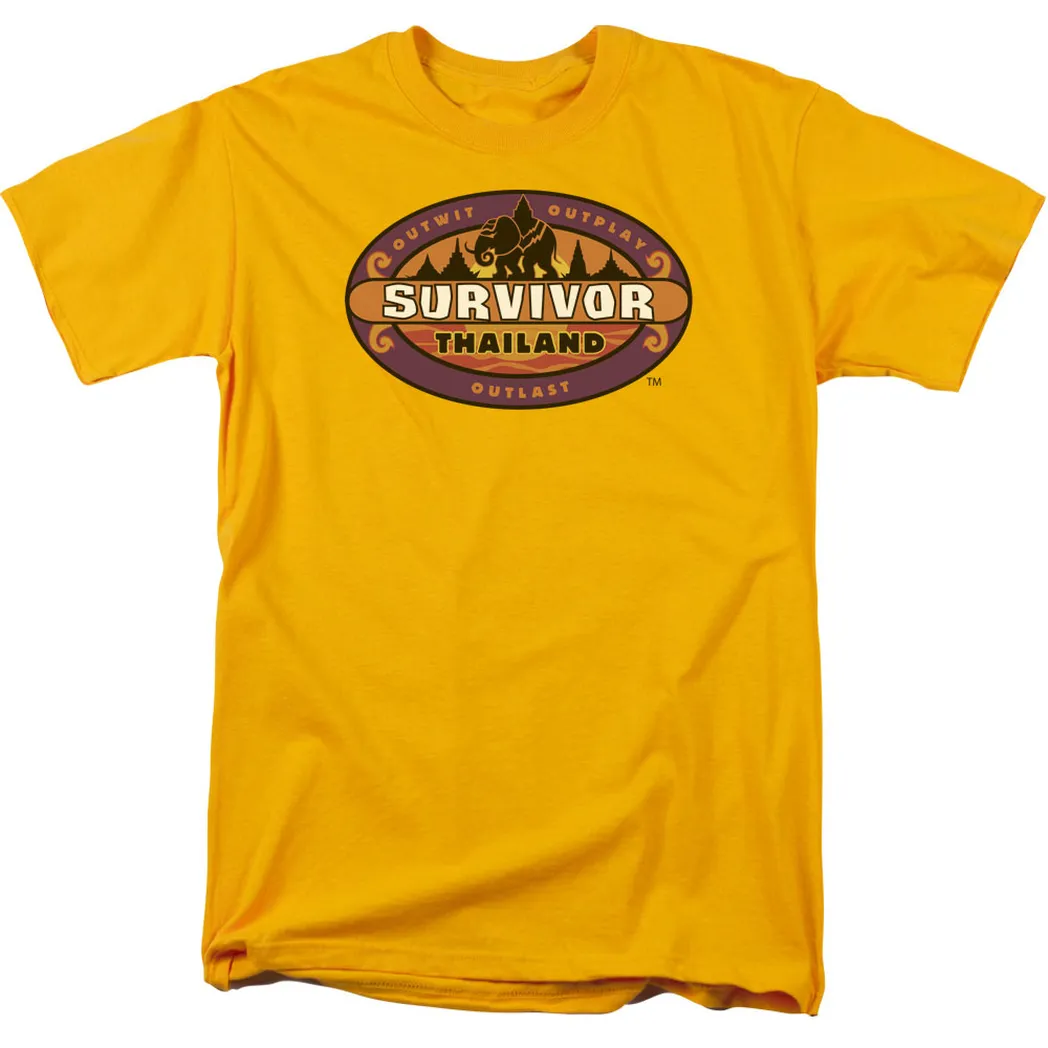 Survivor Thailand Mens T Shirt Gold