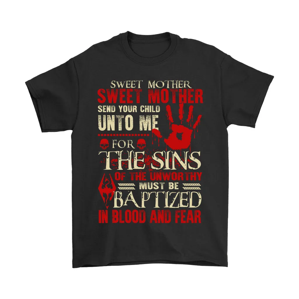 Sweet Mother Send Your Child Unto Me Black Sacrament Unisex T-Shirt, Hoodie, Sweatshirt