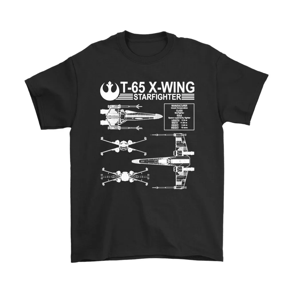 T-65 X-wing Starfighter Design Star Wars Unisex T-Shirt, Hoodie, Sweatshirt