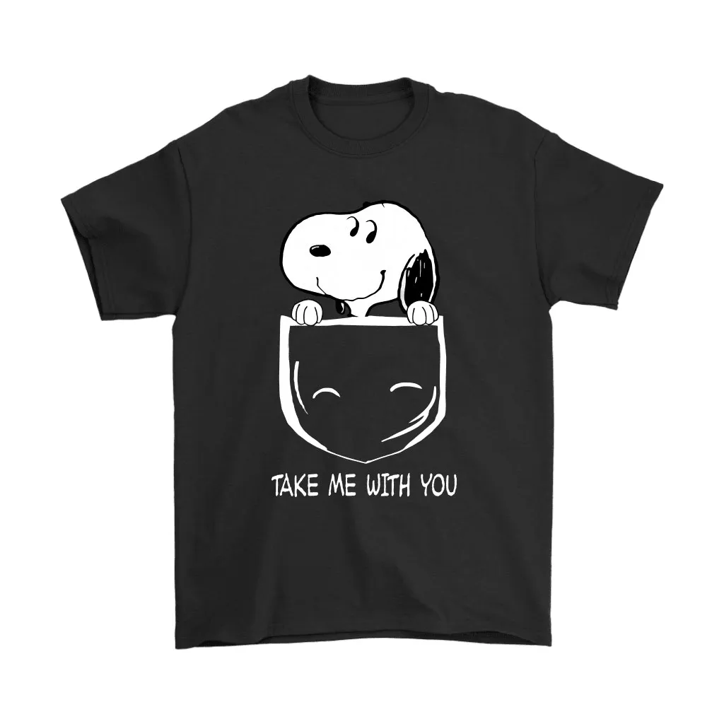 Take Me With You Snoopy In The Pocket Unisex T-Shirt, Hoodie, Sweatshirt