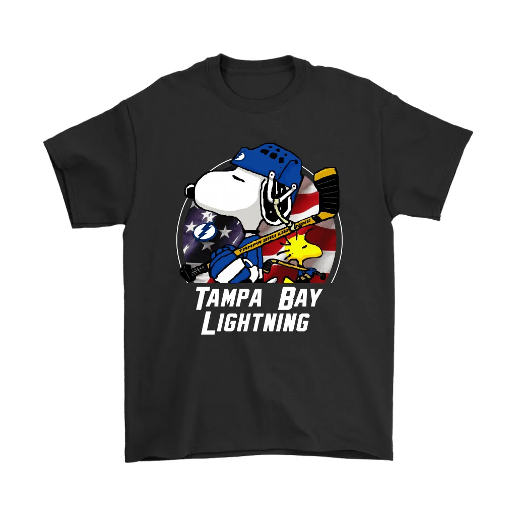 Tampa Bay Lightning Ice Hockey Snoopy And Woodstock Nhl Unisex T-Shirt, Hoodie, Sweatshirt