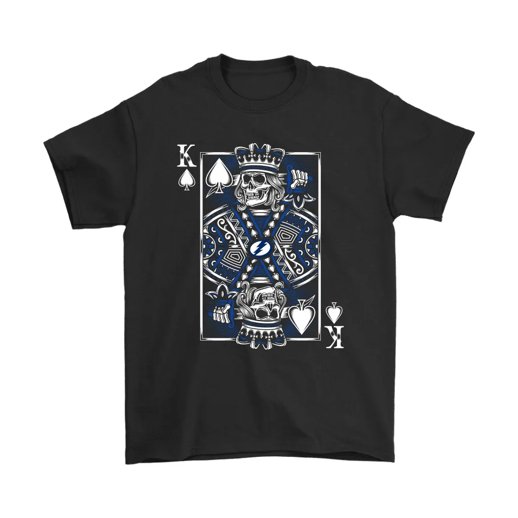 Tampa Bay Lightning Spade King Of Death Card Nhl Ice Hockey Unisex T-Shirt, Hoodie, Sweatshirt