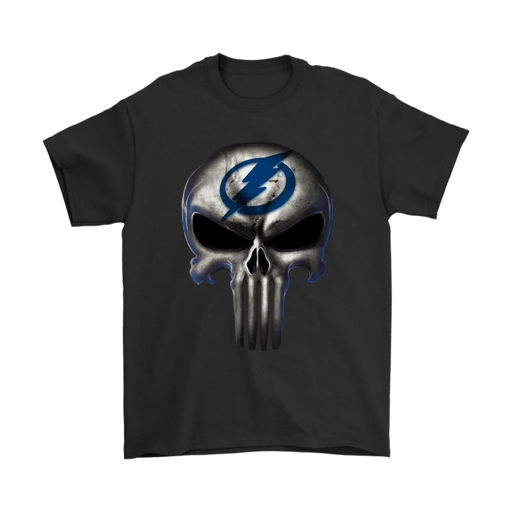 Tampa Bay Lightning The Punisher Mashup Ice Hockey Unisex T-Shirt, Hoodie, Sweatshirt