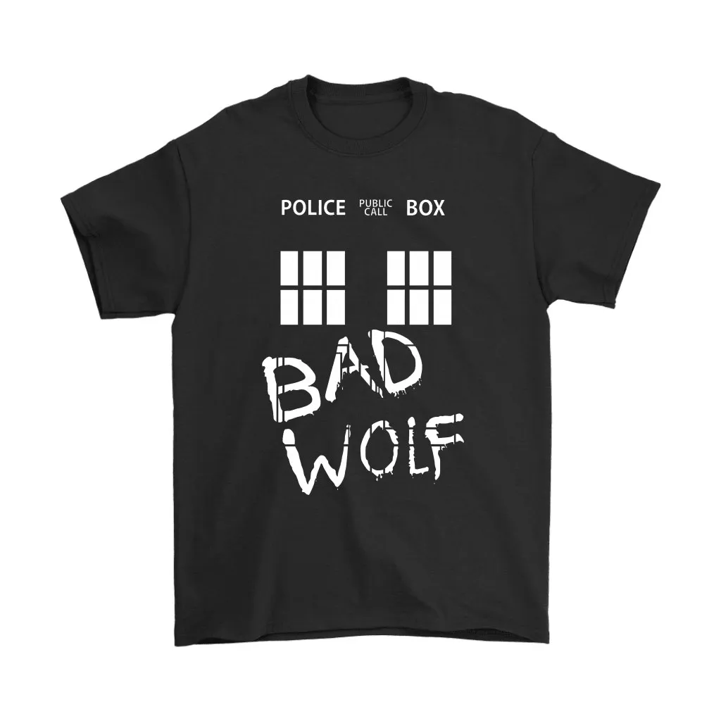 Tardis Police Box Doctor Who Bad Wolf Unisex T-Shirt, Hoodie, Sweatshirt