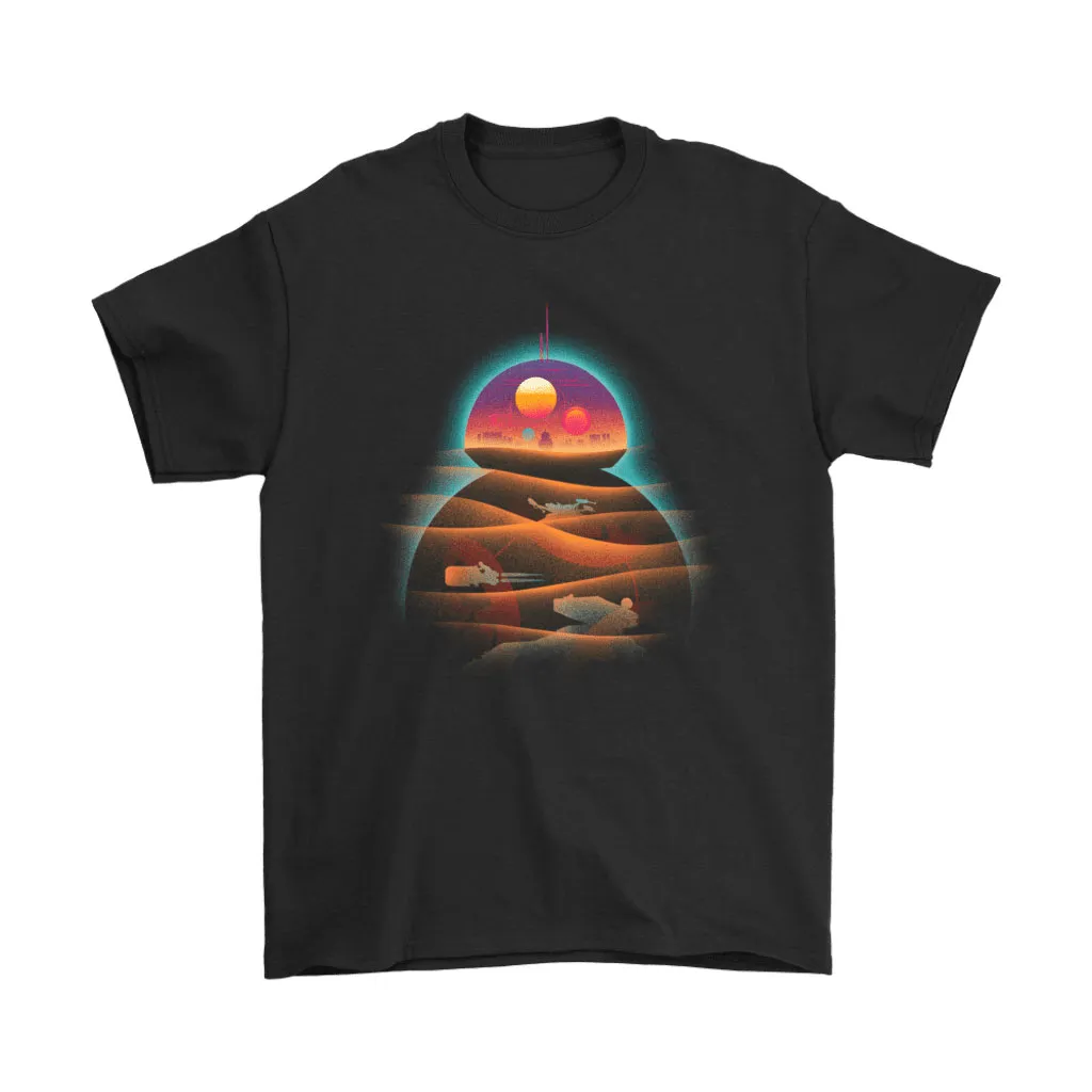 Tatooine Desert Landscape Inside Bb-8 Shadow Unisex T-Shirt, Hoodie, Sweatshirt