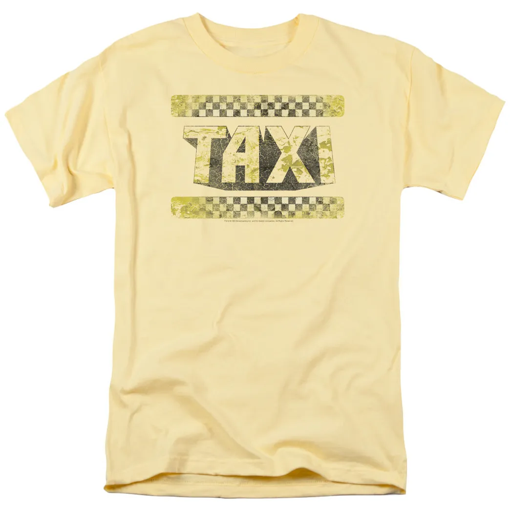 Taxi Run Down Taxi Mens T Shirt Yellow