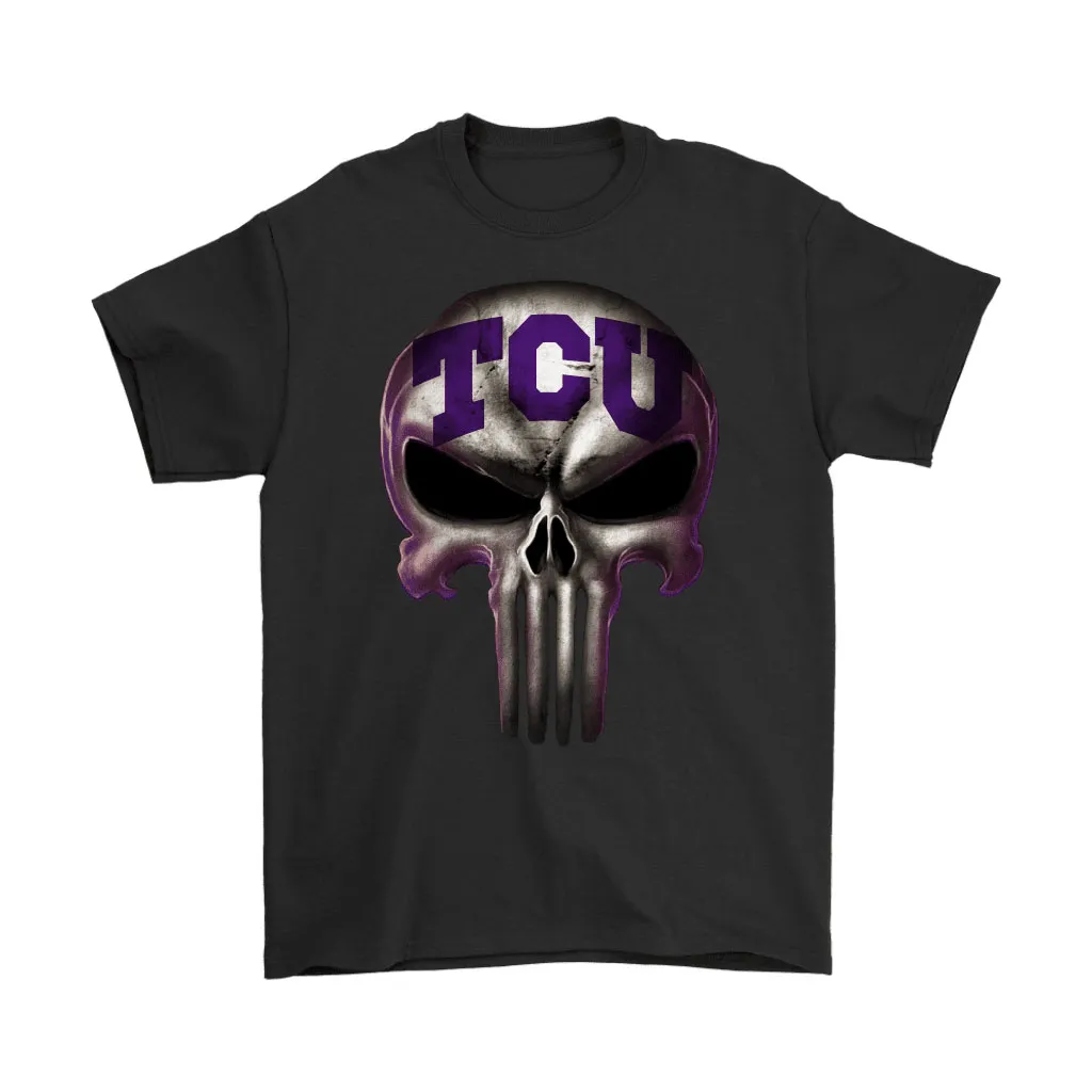 Tcu Horned Frogs The Punisher Mashup Ncaa Football Unisex T-Shirt, Hoodie, Sweatshirt