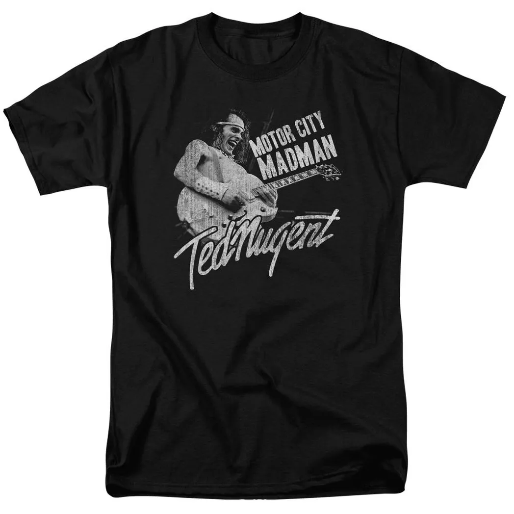 Ted Nugent Madman Mens T Shirt Black