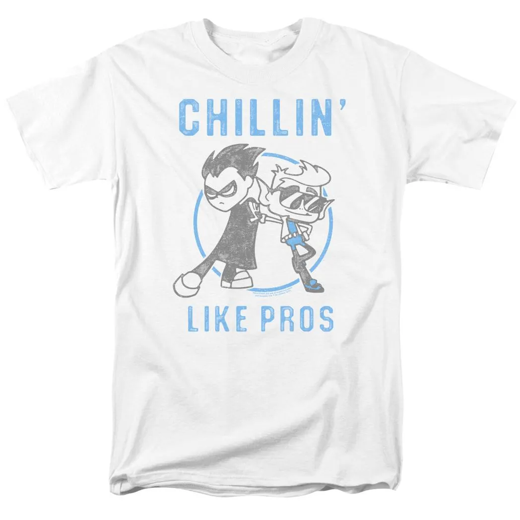 Teen Titans Go Like Pros Mens T Shirt White