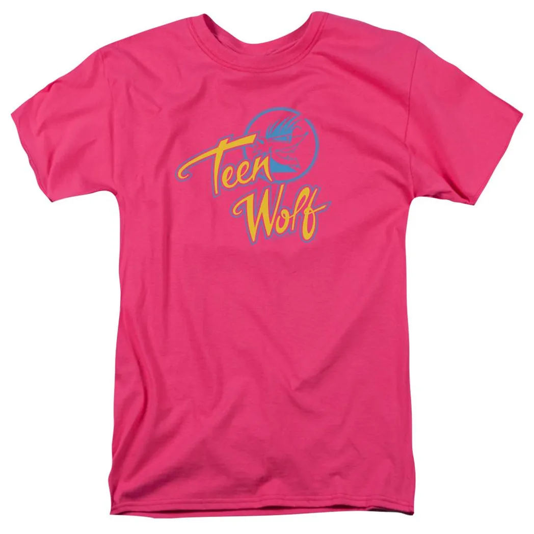 Teen Wolf Cmy Logo Mens T Shirt Hot Pink