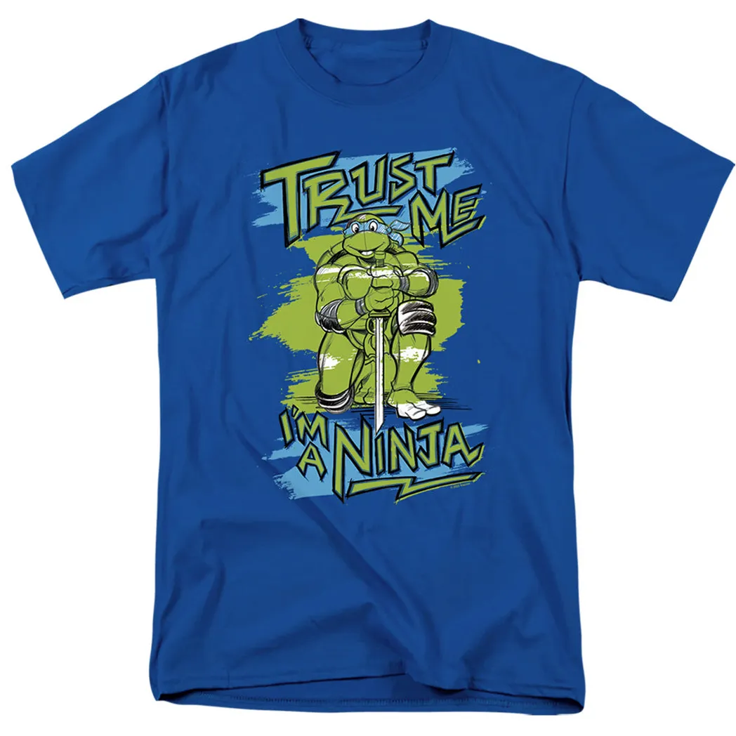 Teenage Mutant Ninja Turtles Trust Me, I? A Ninja Mens T Shirt Royal Blue