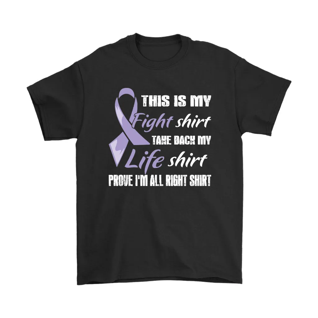 Testicular Cancer Orchid Ribbon My Fight Shirt My Life Unisex T-Shirt, Hoodie, Sweatshirt