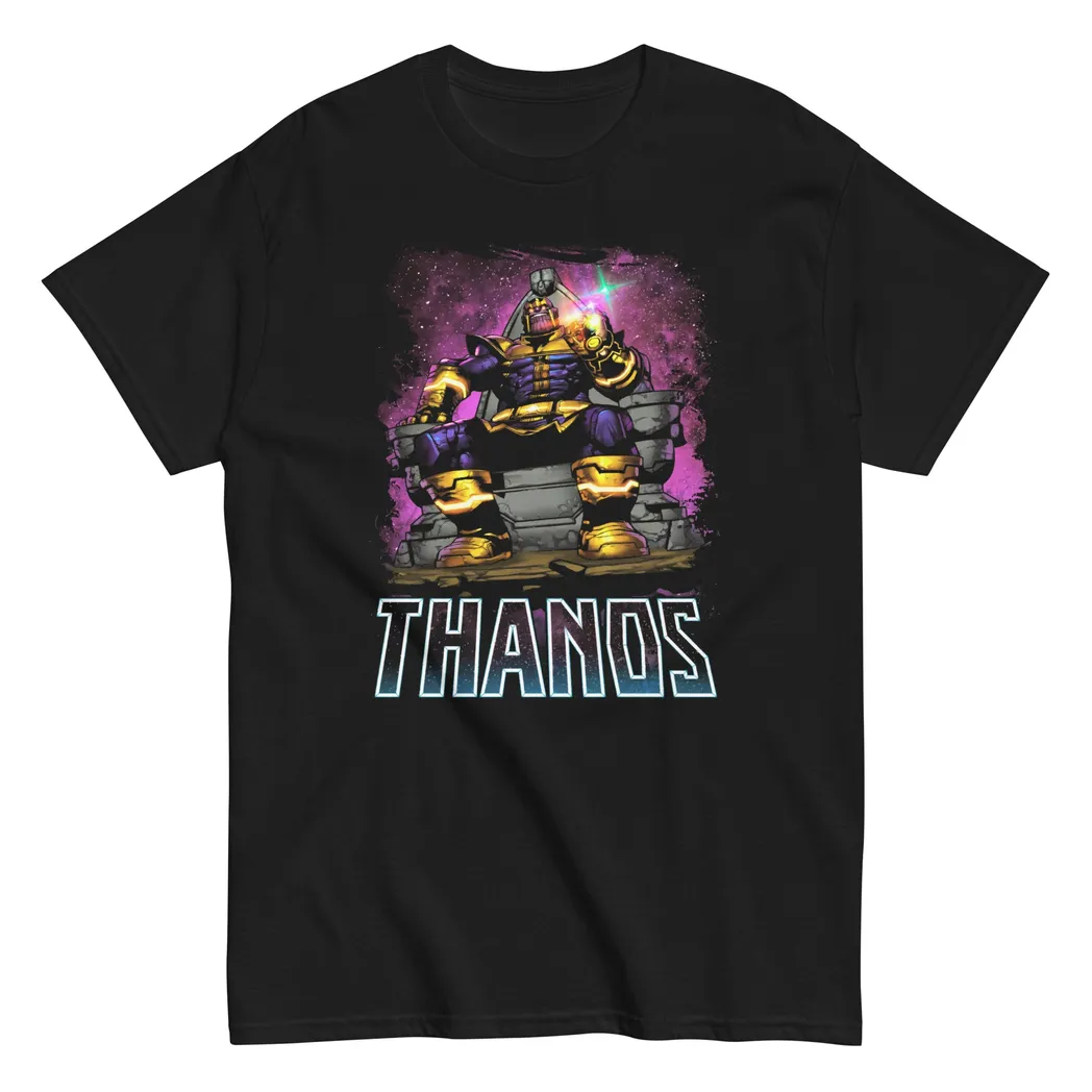 Thanos Animated Mens T-Shirt Black
