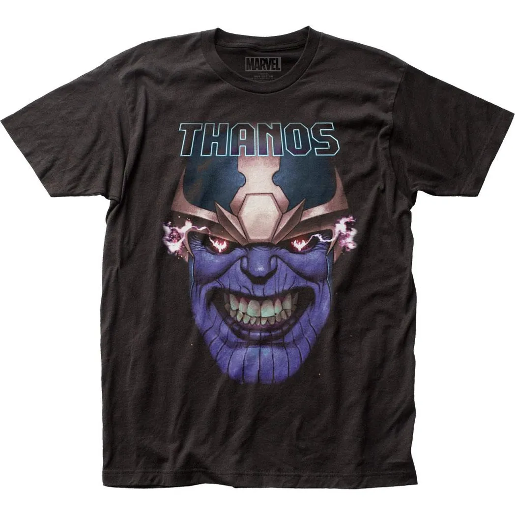 Thanos Teeth Clenched Mens T Shirt Black