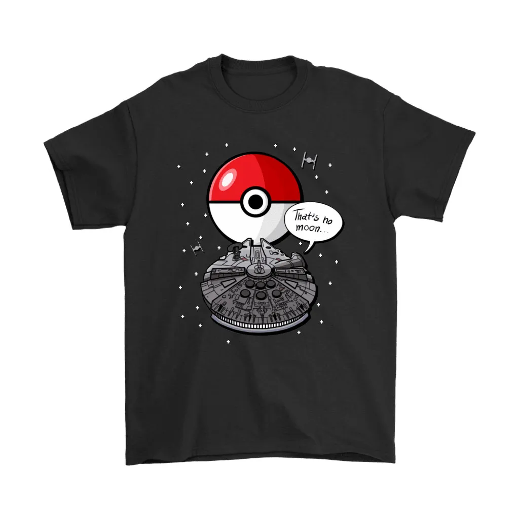 Thats No Moon Millennium Falcon Meets Pokeball Unisex T-Shirt, Hoodie, Sweatshirt